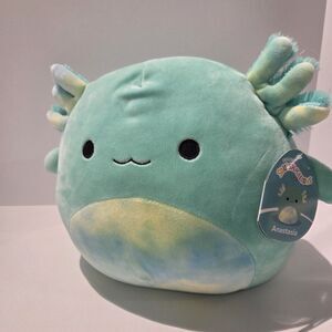 Squishmallows Anastasia The Axolotl Plush Tie Dyed, Sealife Squad Exclusive 10"